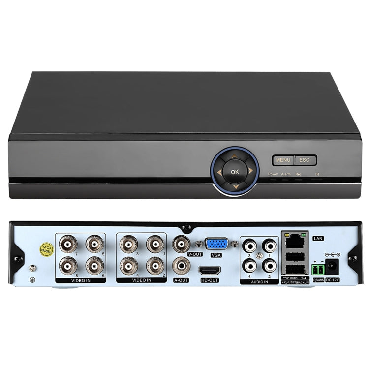 A81U-ZS 5 in 1 8 Channel Dual Stream H.264 1080N AHD DVR, Support AHD / TVI / CVI / CVBS / IP Signal, A81U-ZS A81U-ZS 5 in 1 8 Channel Dual Stream H.264 1080N AHD DVR, Support AHD / TVI / CVI / CVBS / IP Signal, A81U-ZS